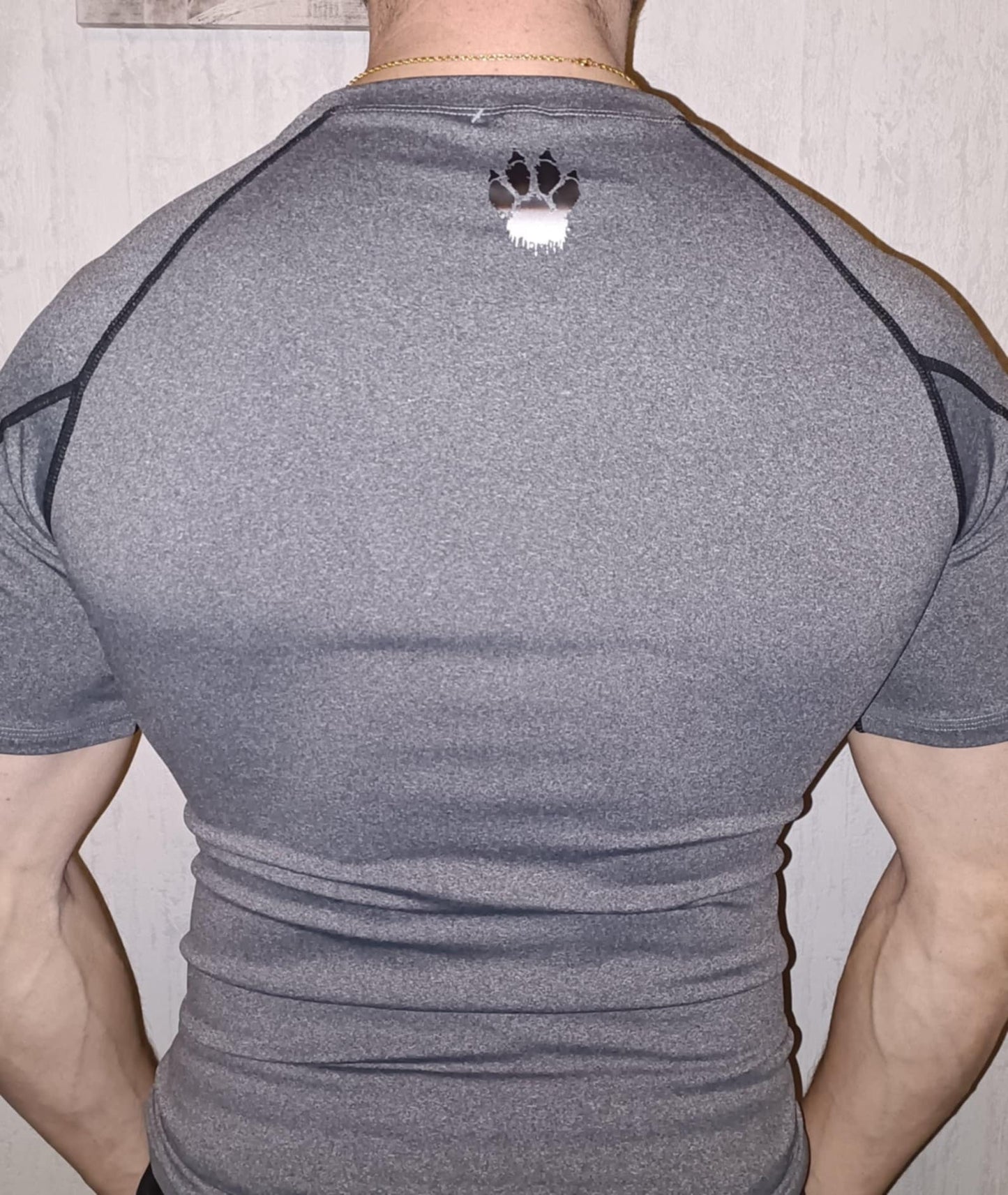 T-shirt compressé homme gris
