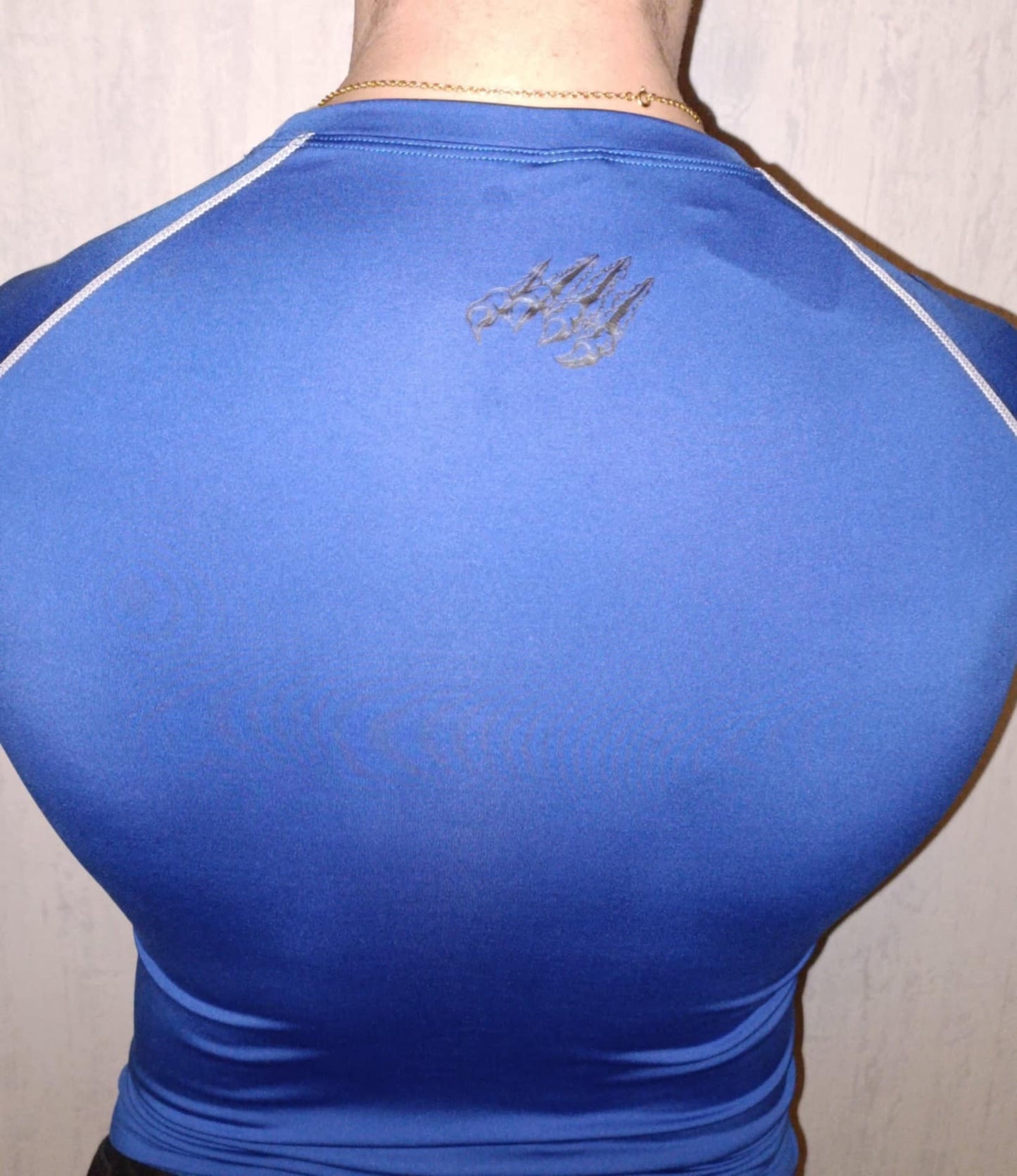 T-shirt compressé homme bleu