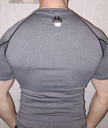 T-shirt compressé homme gris